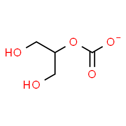 ChemSpider 2D Image | 1,3-Dihydroxy-2-propanyl carbonate | C4H7O5
