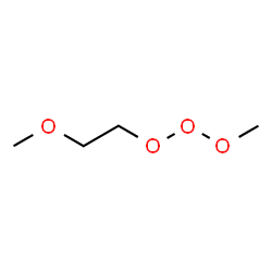 ChemSpider 2D Image | 1-(2-Methoxyethyl)-3-methyltrioxidane | C4H10O4