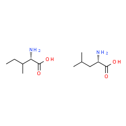 ChemSpider 2D Image | L-Isoleucine - L-leucine (1:1) | C12H26N2O4