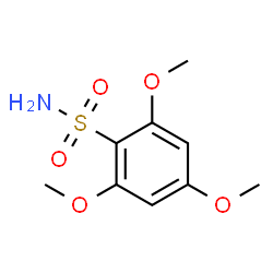ChemSpider 2D Image | 2,4,6-Trimethoxybenzenesulfonamide | C9H13NO5S