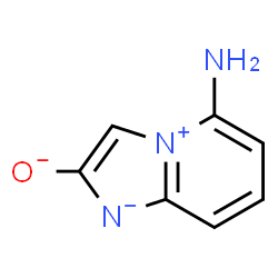 ChemSpider 2D Image | 1H-Imidazo[1,2-a]pyridin-4-ium, 5-amino-2-hydroxy-, inner salt, ion(1-) | C7H6N3O