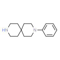 ChemSpider 2D Image | 3-Phenyl-3,9-diazaspiro[5.5]undecane | C15H22N2
