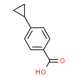 ChemSpider 2D Image | 4-Cyclopropylbenzoic acid | C10H10O2