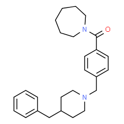 ChemSpider 2D Image | 1-Azepanyl{4-[(4-benzyl-1-piperidinyl)methyl]phenyl}methanone | C26H34N2O