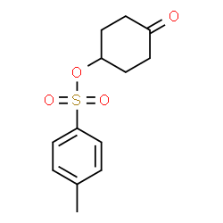 ChemSpider 2D Image | 4-Oxocyclohexyl 4-methylbenzenesulfonate | C13H16O4S