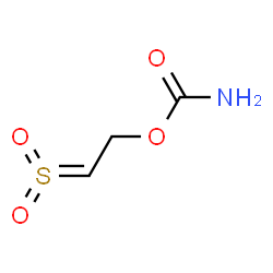 ChemSpider 2D Image | 2-(Dioxido-lambda~6~-sulfanylidene)ethyl carbamate | C3H5NO4S