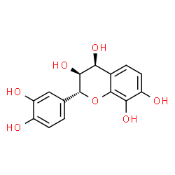 ChemSpider 2D Image | (2R,3S,4S)-2-(3,4-Dihydroxyphenyl)-3,4,7,8-chromanetetrol | C15H14O7