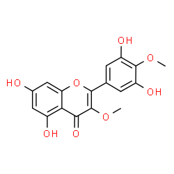 ChemSpider 2D Image | 5,7,3',5'-tetrahydroxy-3,4'-dimethyoxyflavone | C17H14O8