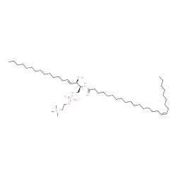 ChemSpider 2D Image | C26:1 Sphingomyelin (d18:1/26:1(17Z)) | C49H97N2O6P