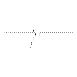 ChemSpider 2D Image | SM(d18:0/18:0) | C41H85N2O6P