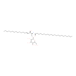 ChemSpider 2D Image | N-[(2S,3R,4E)-1-(alpha-L-erythro-Hexopyranosyloxy)-3-hydroxy-4-octadecen-2-yl]docosanamide | C46H89NO8