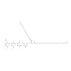 ChemSpider 2D Image | N-[(2S,3R,4E)-1-{[2-Acetamido-2-deoxy-alpha-L-erythro-hexopyranosyl-(1->3)-alpha-L-erythro-hexopyranosyl-(1->4)-alpha-L-erythro-hexopyranosyl-(1->4)-beta-D-threo-hexopyranosyl]oxy}-3-hydroxy-4-octadec
en-2-yl]tetracosanamide | C68H126N2O23