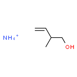 ChemSpider 2D Image | 3-Buten-1-ol, 2-methyl-, ammonium salt (1:1) | C5H14NO
