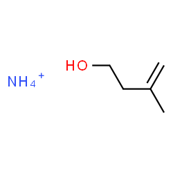 ChemSpider 2D Image | 3-Buten-1-ol, 3-methyl-, ammonium salt (1:1) | C5H14NO