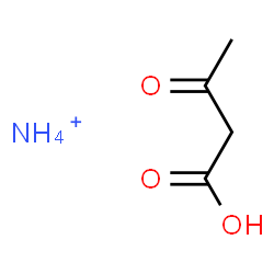 ChemSpider 2D Image | Butanoic acid, 3-oxo-, ammonium salt (1:1) | C4H10NO3