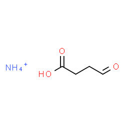 ChemSpider 2D Image | Butanoic acid, 4-oxo-, ammonium salt (1:1) | C4H10NO3