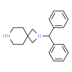 ChemSpider 2D Image | 2-Benzhydryl-2,7-diazaspiro[3.5]nonane | C20H24N2