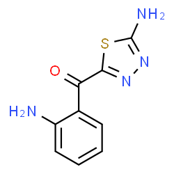 ChemSpider 2D Image | (2-Aminophenyl)(5-amino-1,3,4-thiadiazol-2-yl)methanone | C9H8N4OS