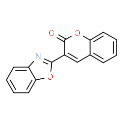 ChemSpider 2D Image | 3-benzoxazol-2-yl-chromen-2-one | C16H9NO3