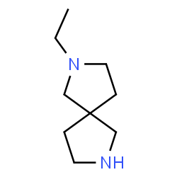 ChemSpider 2D Image | 2-Ethyl-2,7-diazaspiro[4.4]nonan | C9H18N2
