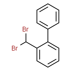 ChemSpider 2D Image | 2-(Dibromomethyl)biphenyl | C13H10Br2