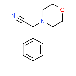 ChemSpider 2D Image | (4-Methylphenyl)(4-morpholinyl)acetonitrile | C13H16N2O