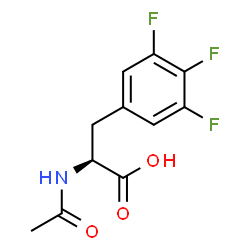 ChemSpider 2D Image | N-Acetyl-3,4,5-trifluoro-L-phenylalanine | C11H10F3NO3