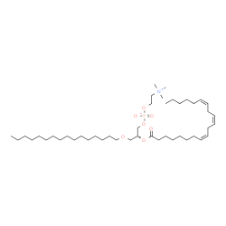ChemSpider 2D Image | Dihomo-Î³-Linolenoyl PAF C-16 | C44H84NO7P