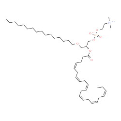 ChemSpider 2D Image | Docosahexaenoyl PAF C-16 | C46H82NO7P