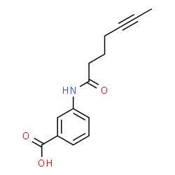 ChemSpider 2D Image | 3-(5-Heptynoylamino)benzoic acid | C14H15NO3