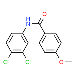 ChemSpider 2D Image | 3',4'-DICHLORO-4-METHOXYBENZANILIDE | C14H11Cl2NO2