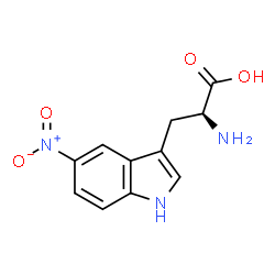 ChemSpider 2D Image | 5-Nitro-L-tryptophan | C11H11N3O4