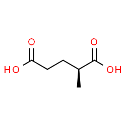 ChemSpider 2D Image | (+)-2-methylglutaric acid | C6H10O4