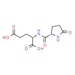 ChemSpider 2D Image | 5-Oxo-L-prolyl-L-glutamic acid | C10H14N2O6