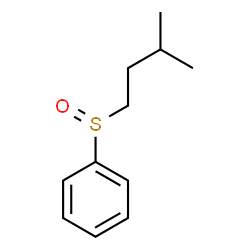 ChemSpider 2D Image | [(3-Methylbutyl)sulfinyl]benzene | C11H16OS
