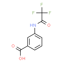 ChemSpider 2D Image | 3-[(Trifluoroacetyl)amino]benzoic acid | C9H6F3NO3