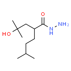 ChemSpider 2D Image | 2-(2-Hydroxy-2-methylpropyl)-5-methylhexanehydrazide | C11H24N2O2