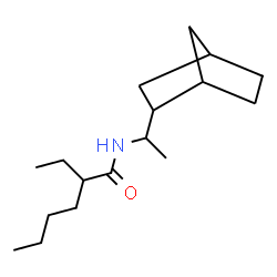 ChemSpider 2D Image | N-[1-(Bicyclo[2.2.1]hept-2-yl)ethyl]-2-ethylhexanamide | C17H31NO