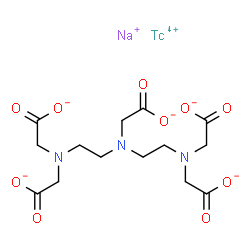 ChemSpider 2D Image | TECHNETIUM TC-99M PENTETATE | C14H18N3NaO10Tc