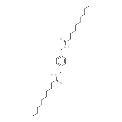 ChemSpider 2D Image | N,N'-[1,4-Phenylenebis(methylene)]didecanamide | C28H48N2O2
