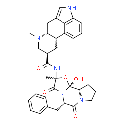 ChemSpider 2D Image | (2'xi,5'alpha,12'xi)-5'-Benzyl-12'-hydroxy-2'-methyl-3',6',18-trioxo-9,10-dihydroergotaman | C33H37N5O5