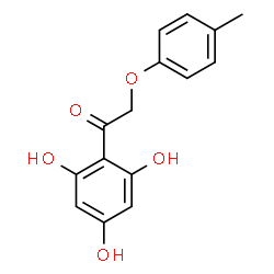 ChemSpider 2D Image | 2-(4-Methylphenoxy)-1-(2,4,6-trihydroxyphenyl)ethanone | C15H14O5
