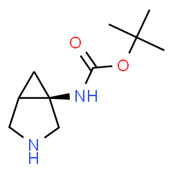 ChemSpider 2D Image | (R)-1-(Boc-amino)-3-azabicyclo[3.1.0]hexane | C10H18N2O2