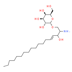 ChemSpider 2D Image | (4E)-2-Amino-3-hydroxy-4-octadecen-1-yl alpha-D-galactopyranoside | C24H47NO7