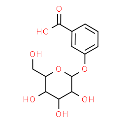 ChemSpider 2D Image | 3-(Hexopyranosyloxy)benzoic acid | C13H16O8