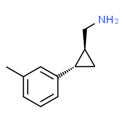 ChemSpider 2D Image | 1-[(1S,2S)-2-(3-Methylphenyl)cyclopropyl]methanamine | C11H15N