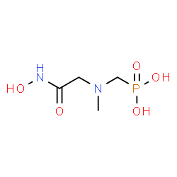ChemSpider 2D Image | N-Hydroxy-N~2~-methyl-N~2~-(phosphonomethyl)glycinamide | C4H11N2O5P