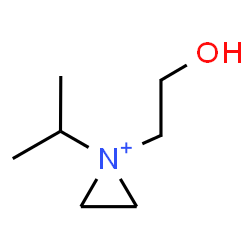 ChemSpider 2D Image | 1-(2-Hydroxyethyl)-1-isopropylaziridinium | C7H16NO