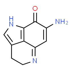 ChemSpider 2D Image | 7-Amino-3,4-dihydropyrrolo[4,3,2-de]quinolin-8(1H)-one | C10H9N3O