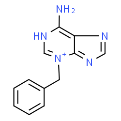 ChemSpider 2D Image | 6-Amino-3-benzyl-1H-purin-3-ium | C12H12N5